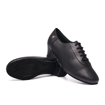 An Yanni dance shoes womens modern straight bottom perforated teacher shoes practice style cowhide indoor fur sole outdoor