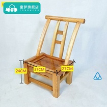 Tables and chairs chairs rural childrens pine chairs leisure old-fashioned home solid wood meals small stools farmhouse chairs backrests