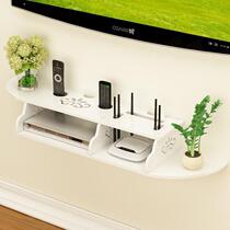 The storage wall hanger under the TV set decoration bedroom cabinet storage wall non-perforated wall cabinet wall cabinet hanging
