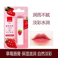 Avon/雅芳 Бальзам для губ, питательная клубника, увлажняющий блестящий тонер против сухости