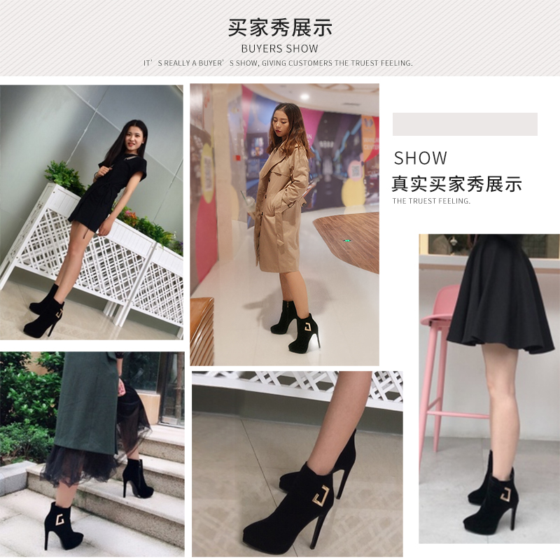 Bottes mi-saison femme en Caoutchouc - Ref 3249688 Image 8