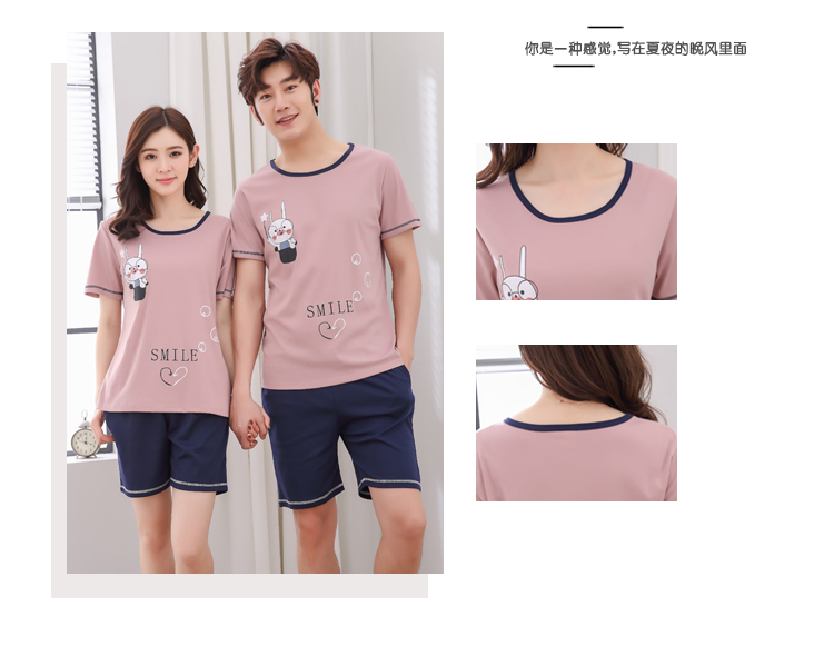 Mùa hè vài bộ đồ ngủ của phụ nữ cotton ngắn tay Hàn Quốc phiên bản của hai mảnh phù hợp với mùa hè nam dễ thương thường mỏng phần dịch vụ nhà đồ ngủ pijama