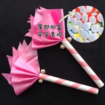 Kindergarten Light Instruments Fuck Children Early Playground CheerleadersProps Square Dancing Flower Sticks Whip Lotuss Rod Money Rod