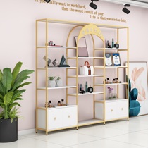 Nordic ins cosmetics display cabinet nail salon beauty salon display rack shoes bag rack rack
