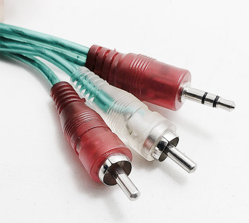 3.5mm to Dual Rca Audio Splitter Cable, Left and Right Channel Amplifier, Laptop Audio Cable, Male Subwoofer Cable, Computer Speaker Audio Connection Cable, 3.5mm Splitter Cable for Connecting to Mobile Phones