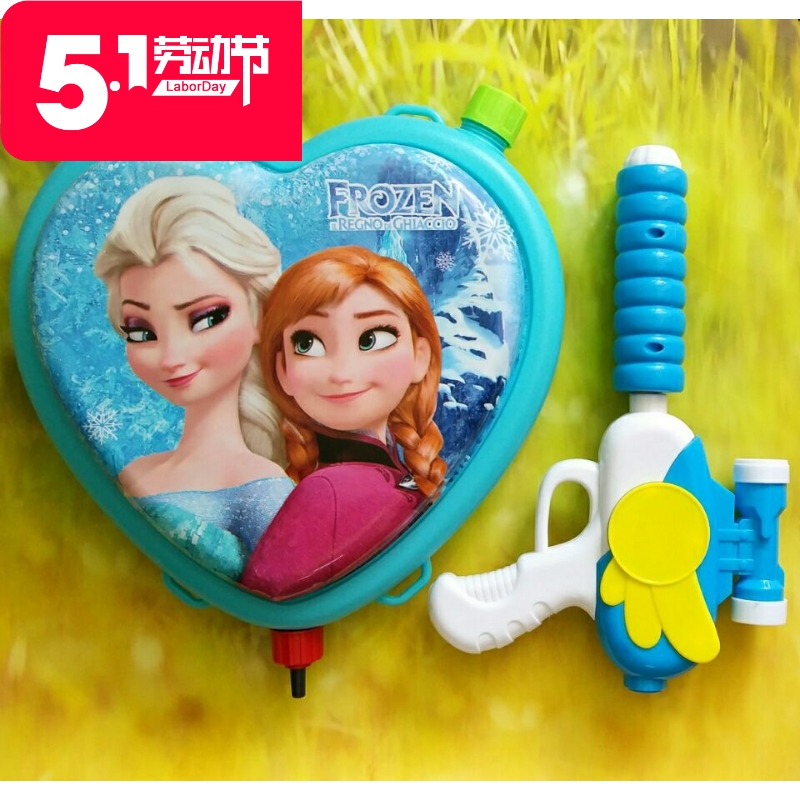 Large children's backpack water gun toy high pressure water beach toy backpack pulling air pressure water gun range far