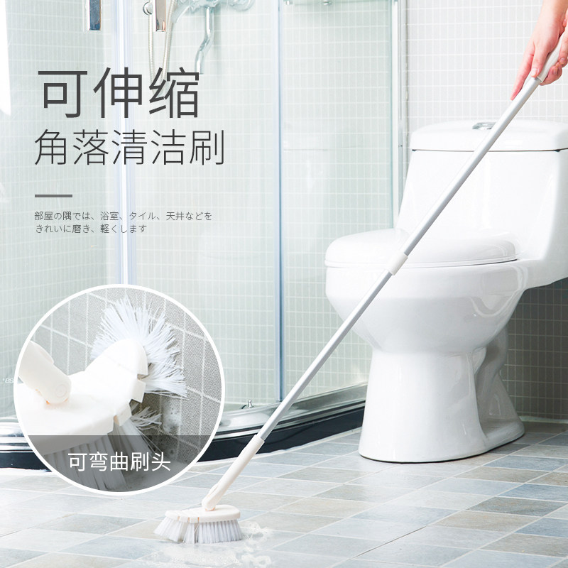 家用可伸缩长柄浴室刷子地板洗厕所天花板墙面刷卫生间玻璃清洁刷