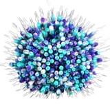 Силиконовая супер плотная и красочная космическая фасоль высокий качественный анти -сгибанный бобовый лов.