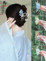 Ancient Wind Hairpins A Set Of Hanfu Steps Rocking Disc Hairs Hairpin Flow Su Superfairy Little Girl ancient headwear Hairpin Flowers