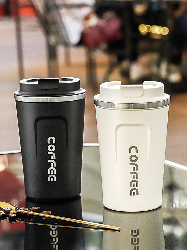 Japanese-style working cup stainless steel coffee cup female student couple car car cup 316 cup travel