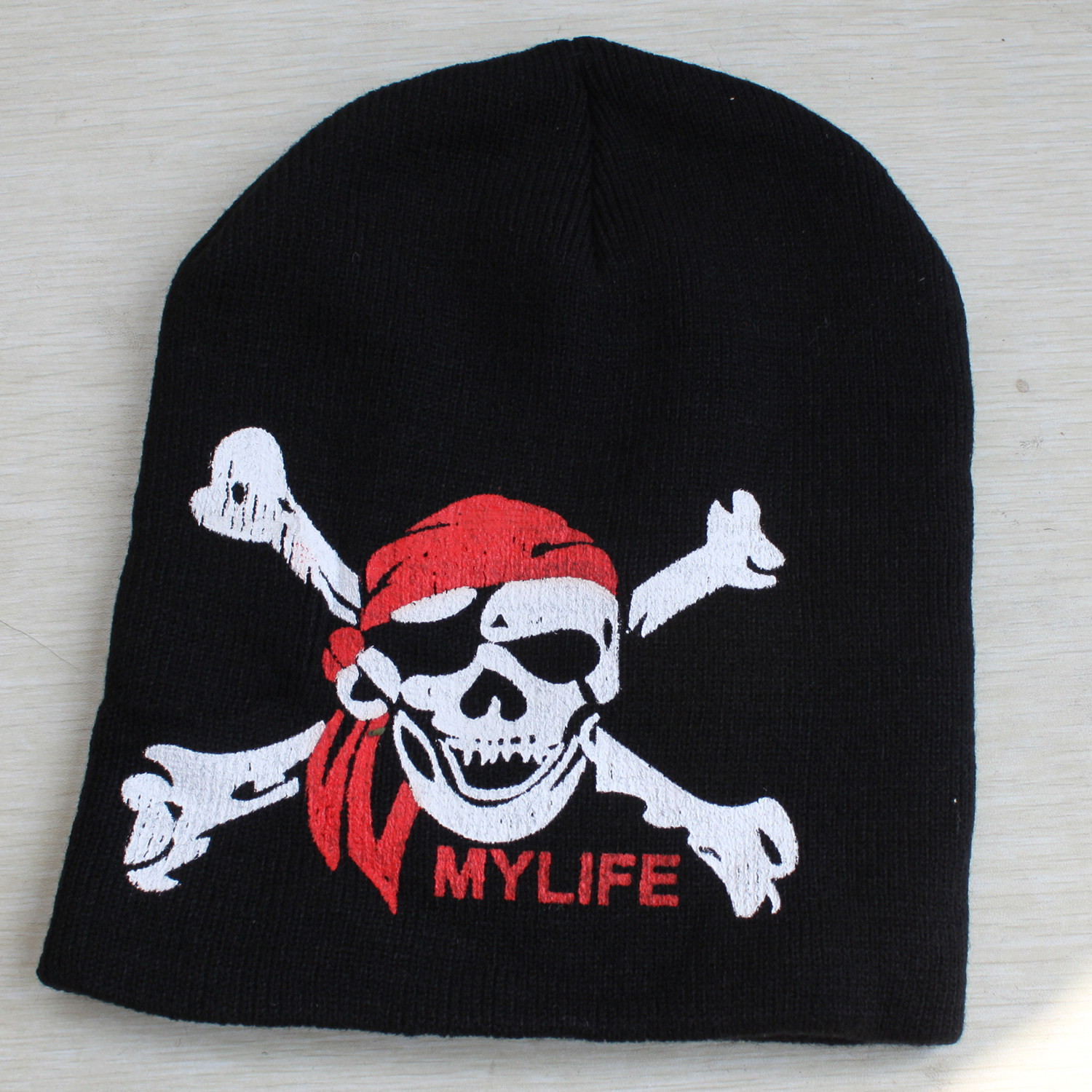 Pirate hat headscarf male outdoor skulls skull head long tail cap pure cotton performance female summer double star letter flame