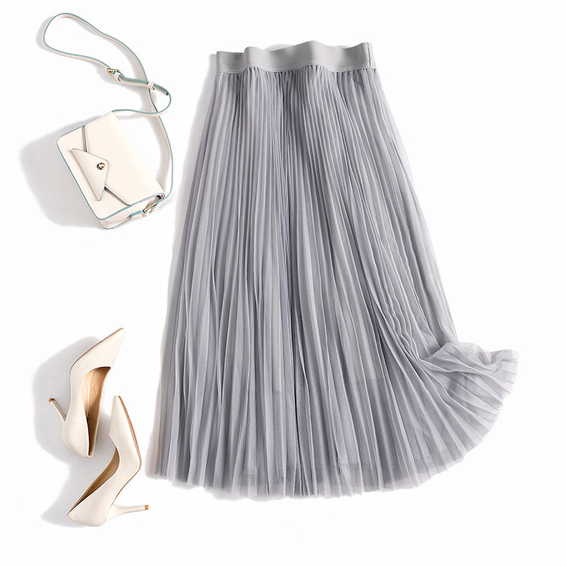 Quality dress ~ Fairy veil half - body skirt 2022 Spring and summer new female long fairy dress