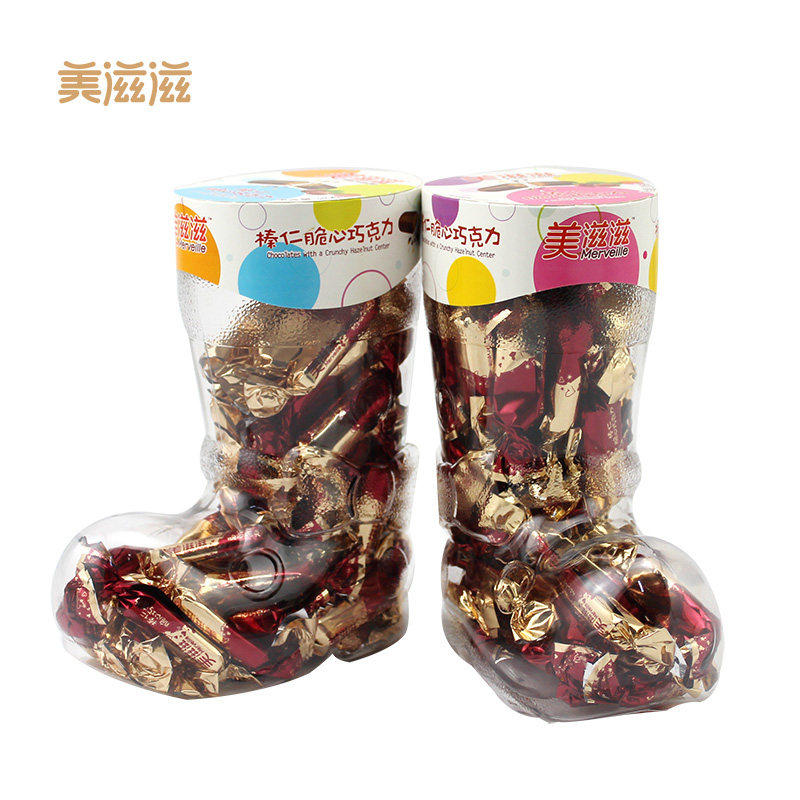 Golden Empire Hazelnut Crunchy Chocolate Gift Box Dress Bulk 61 Children's Day Birthday Seven New Year's Christmas Gift