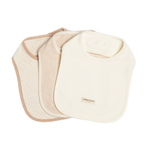 CARINA DESIGN Baby Bibs Baby Bibs Pure Cotton Autumn and Winter Newborn Colored Cotton Bibs Food Pockets