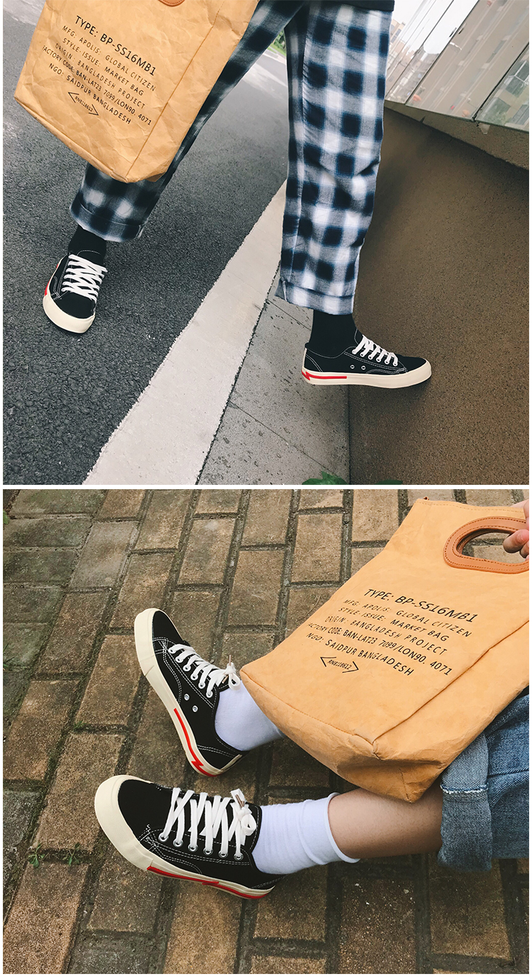 Giày vải nữ sinh viên Hàn Quốc phiên bản giày nữ của phụ nữ cổng gió retro sang trọng giầy dép nữ