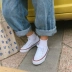 Giày vải trắng hè hè 2018 nữ phiên bản Hàn Quốc hoang dã của triệu năm 1970 của sinh viên ulzzang giày trắng nhỏ giầy dép Plimsolls