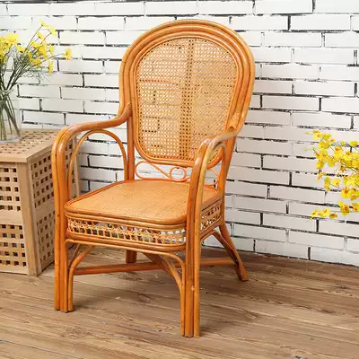 Rattan chair Teng chair home courtyard courtyard leisure combination set coffee table three-piece set Teng outdoor balcony small table and chair