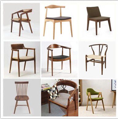 American solid wood office chair minimalist modern staff Computer chair Chair Guests Chair chair Chairs Meeting Room Chairs