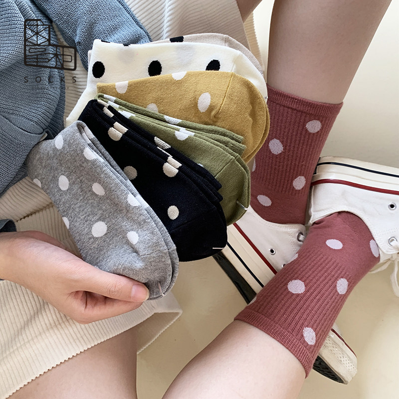 Begging dispensers Sox children Fall antibacterial deodorant Sports Cotton Sox Boomers Round Point Sweat-absorbing Breathable Midcylinder Socks