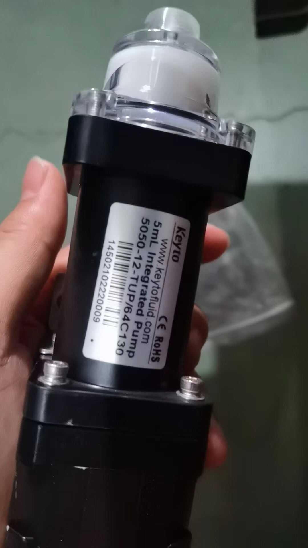 迪瑞尿沉渣柱塞泵5ml，全新原装，垦拓
