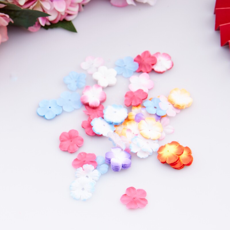 Petal Flower Flakes Flower Rings Material Joy Sugar Box Accessories Christmas DIY Making Materials Simulation Flowers Flake Decorative materials