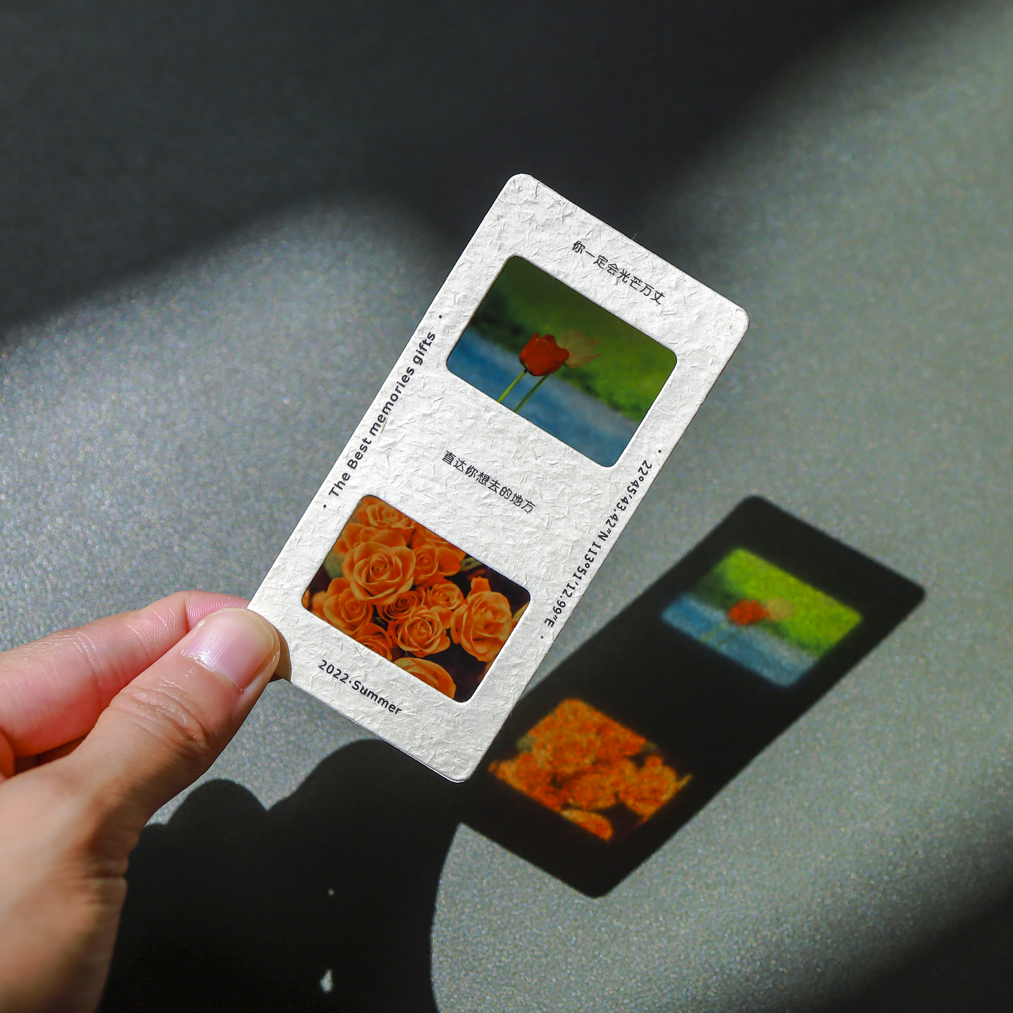 Come to Thu Custom Reversal World Anti-Turn Film Film Love Bean Photocopying Photos Bookmark Graduation Student Day Gift Tickets Root-Taobao