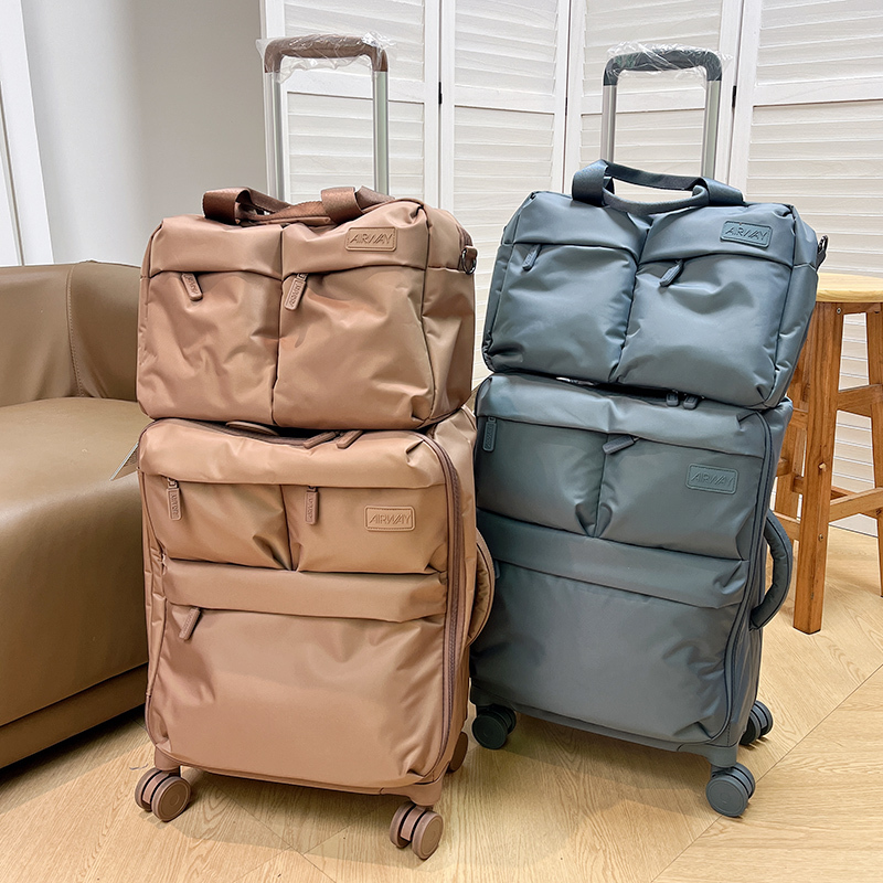 Exported to Japan, Ultra-Light Oxford Cloth Trolley Suitcase, Fashionable Travel Suitcase, Universal Wheel Carry-On Luggage, 20inch Soft Suitcase Exported to Japan, Ultra-Light Oxford Cloth Trolley Suitcase, Fashionable Travel Suitcase, Universal Wheel Carry-On Luggage, 20inch Soft Suitcase