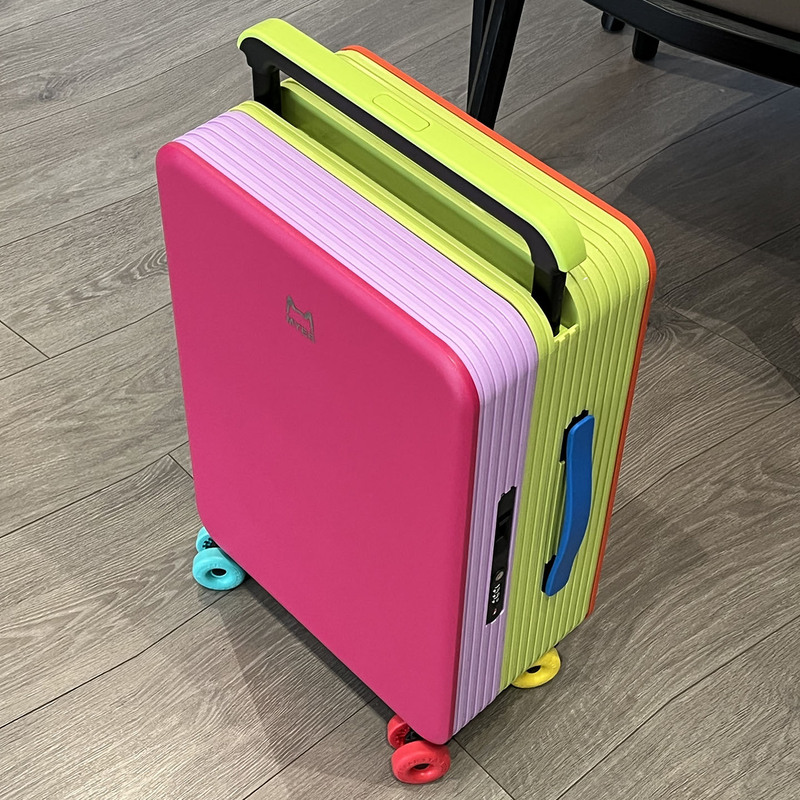 Super Nice! 2026 New Luggage 20inch Dopamine-Colored Suitcase for Women 24inch Ultra-Quiet Wheel Trolley Case