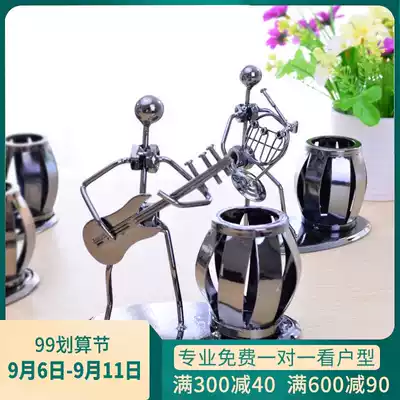 (Clearance) Creative romantic novelty and practical Special cute musician pen holder desktop display student gifts