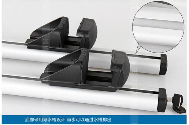 Giá đỡ hành lý ô tô Giá đỡ thanh ngang Mái nhôm vạn năng Xe đạp Giá xe có khóa tải - Roof Rack giá nóc ô tô 7 chỗ