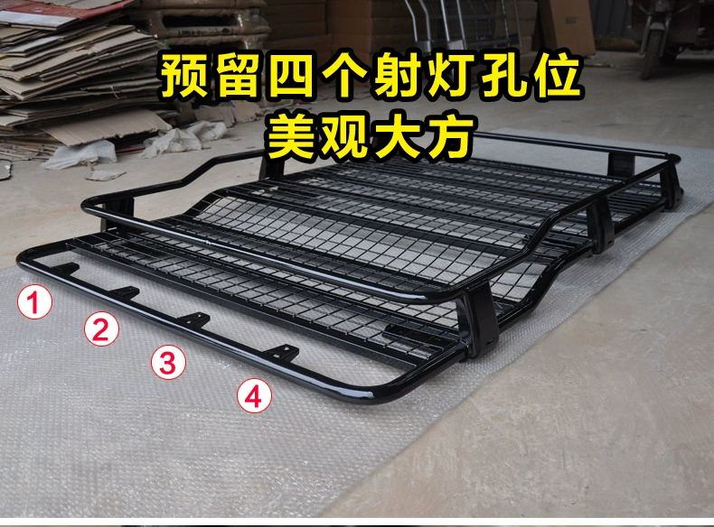 Cheetah High and Low Top Black King Kong Raiders Mitsubishi Pajero V33 V31 Giá nóc hành lý Giá để hành lý Khung hành lý - Roof Rack