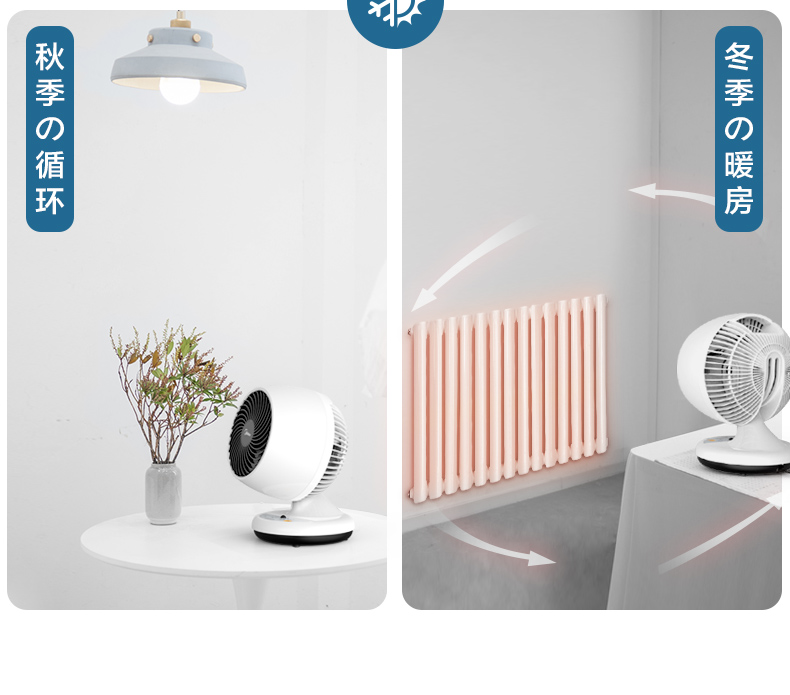 quạt treo tường senko điện máy xanh Quạt điện đẹp nhà máy tính để bàn lưu thông không khí quạt tua-bin đối lưu điều khiển từ xa câm quạt nhỏ - Quạt điện quạt điều hòa mini để bàn