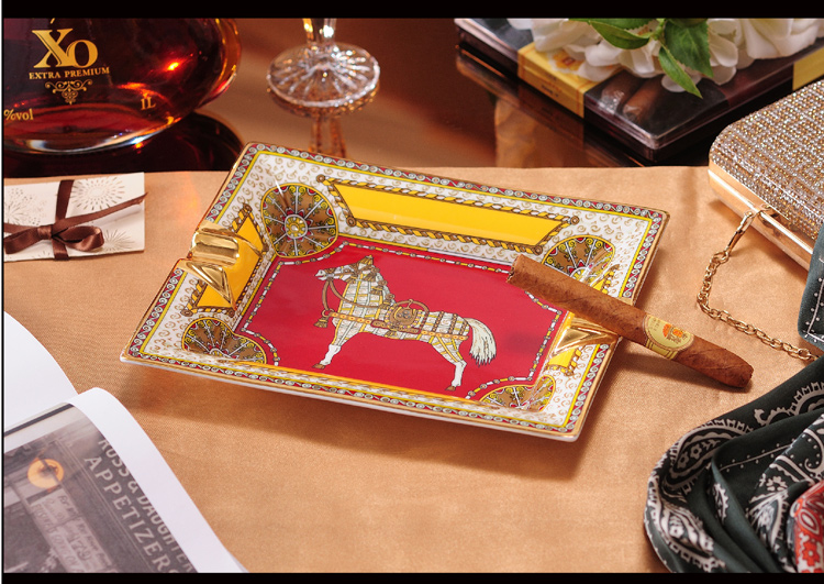 Ipads porcelain ashtrays ceramic fashion contracted Europe type restoring ancient ways small large horse cigar club office KTV bar