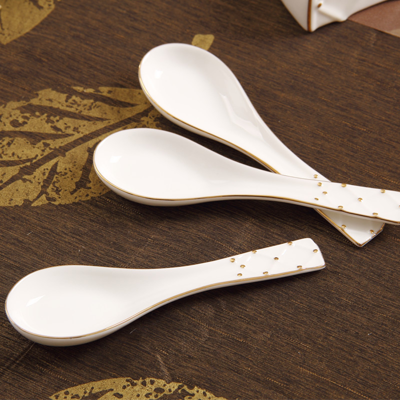 Creative ipads porcelain tableware European court dishes chopsticks Chinese tableware tableware bag mail a gift