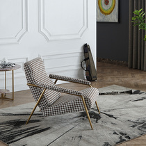 Nordic style sofa leisure chair designer Nordic minimalist guest chair restaurant small apartment bedroom single chair