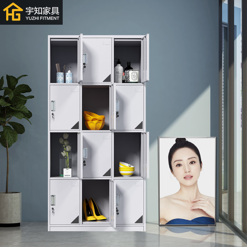 More wardrobe layered containing partitions Multi-door storage Tin Cabinet Factory Workshop Deposit dressing cabinet Shoe cabinet Shoe Cabinet Bowls Tray Cabinet