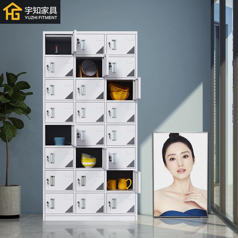 Steel 24-door tin cabinet Locker cabinet Employee cabinet Shoe cabinet Bowl cabinet Lock storage cabinet Locker storage cabinet