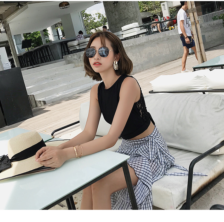 Nữ thần eo cao boyshort kỳ nghỉ cặp đôi đồ bơi ba mảnh mảnh mai phù hợp với nam bãi biển cặp đôi đồ bơi - Vài đồ bơi 	đồ đi biển cặp đôi	