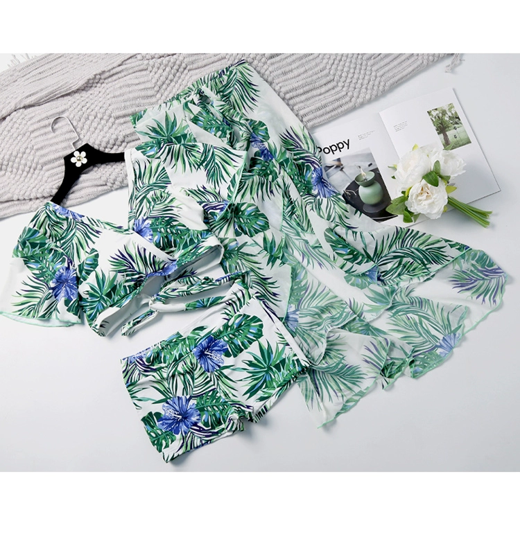 Bộ đồ bơi bikini ba mảnh Bộ đồ đi biển Hàn Quốc đi biển tuần trăng mật áo tắm nam spa đồ bơi đôi - Vài đồ bơi đồ đi biển cho cặp đôi