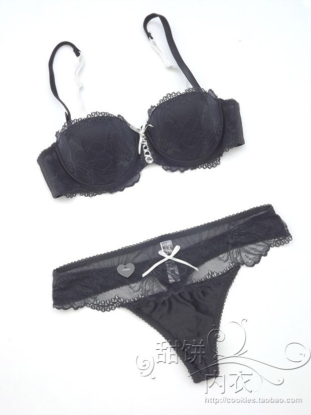 49 full 80 foreign trade European and American comfortable 1/2 cup lace thin bra bra ladies underwear set