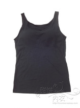 17 Youhome day single pure cotton female brat with chest cushion no steel ring harness vest free of bra cups.