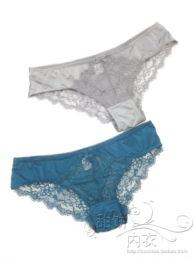 Ren 4 02 upscale European and American Sexy eyelash lace without marks triangular pants pure cotton stall Fat mm ladies' underwear