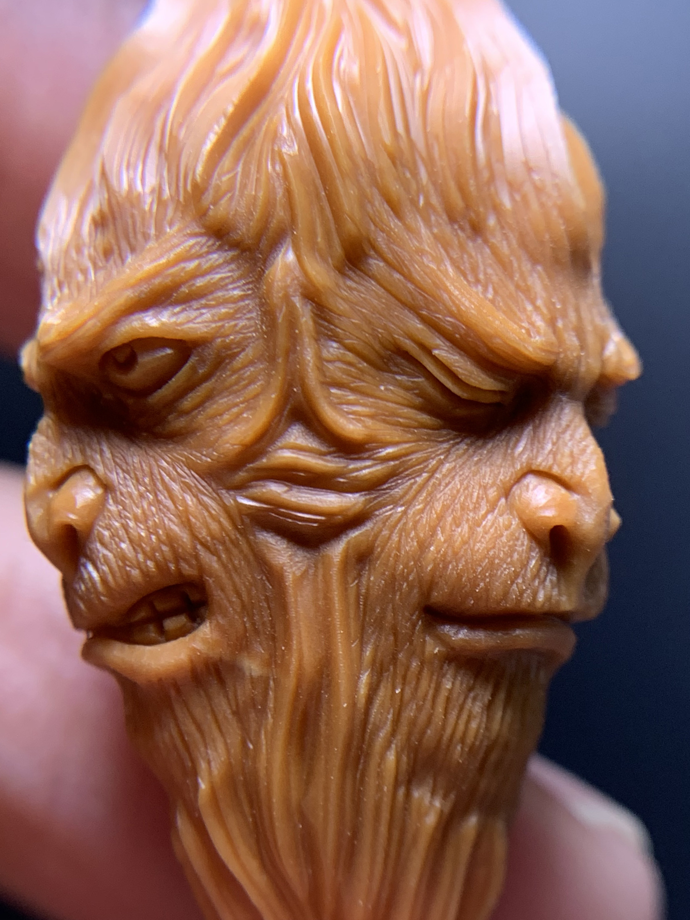 Pure hand-carved olive core single grain single seed single grain three-faced Great Sage Equaling Heaven Meditating between the Great Sage and One Thought - Taobao