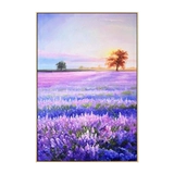 Пейзаж кросс 2022 Новая линейная вышивка в гостиной спальня ресторан европейский стиль сама лаванда