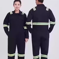 Хлопковый комбинезон темно-синего цвета