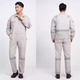 Серый статический комбинезон