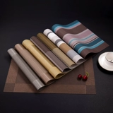 Настольный коврик, водонепроницаемая обеденная тарелка из ПВХ для домашнего использования, защита от ожогов