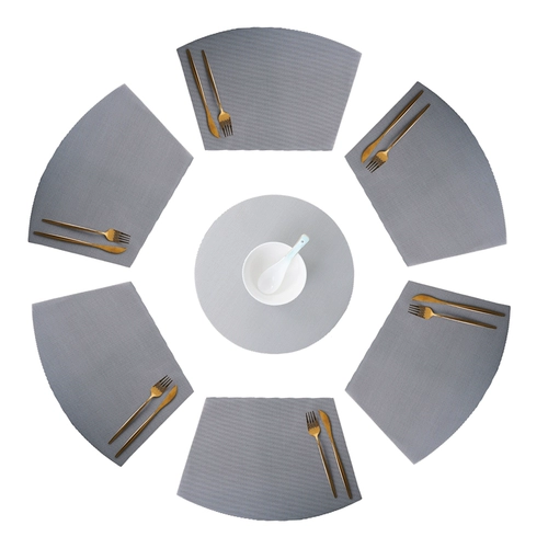 Круглая столовая вентилятор -Cushion Restaurant Restaurant Restaurant High -Level Soupe Soupe Bowl Pad Pad Pad.