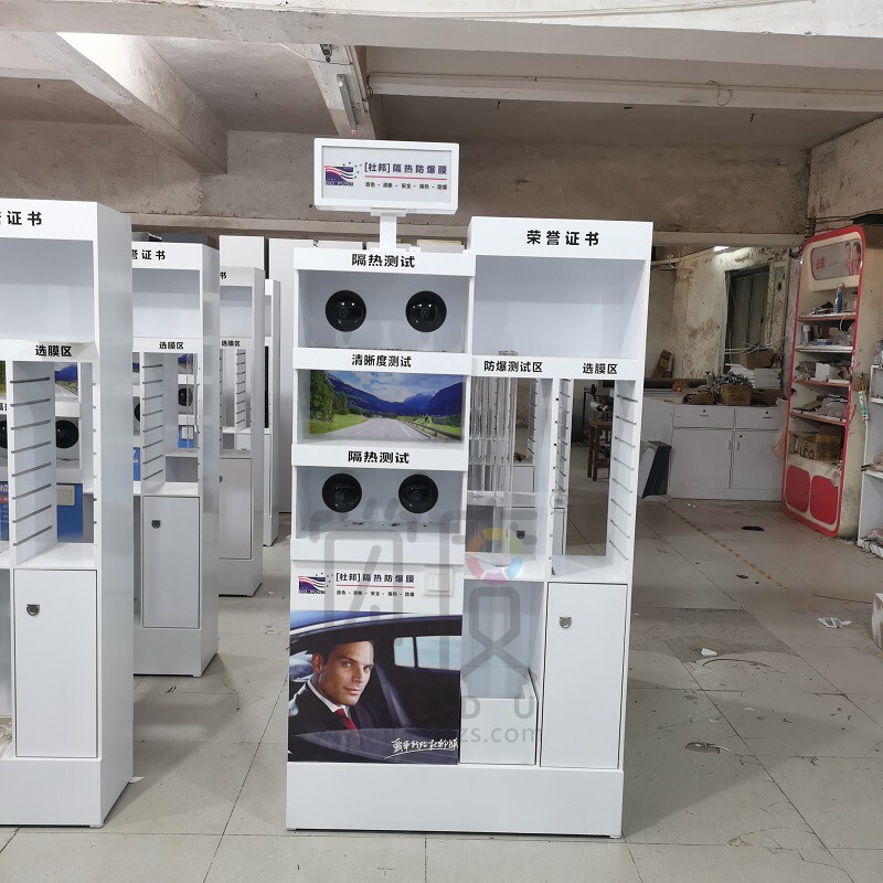 Factory Direct Sales of Solar Film Display Racks, Heat Insulation Test Display Cabinets, Explosion-Proof Film Display Stands, Car Film Display Cabinets