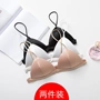 Ngực phẳng ngực tam giác siêu mỏng gợi cảm mà không có viền áo ngực trong suốt bikini bikini với đồ lót áo ngực triumph